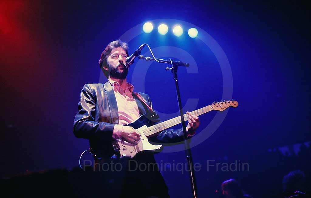 Eric Clapton. Rome, 1983.