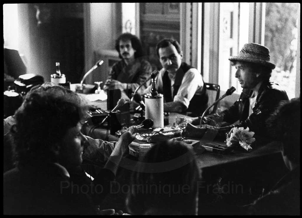 Bob Dylan. Hôtel Villa Cortine, Sermione, 1985.