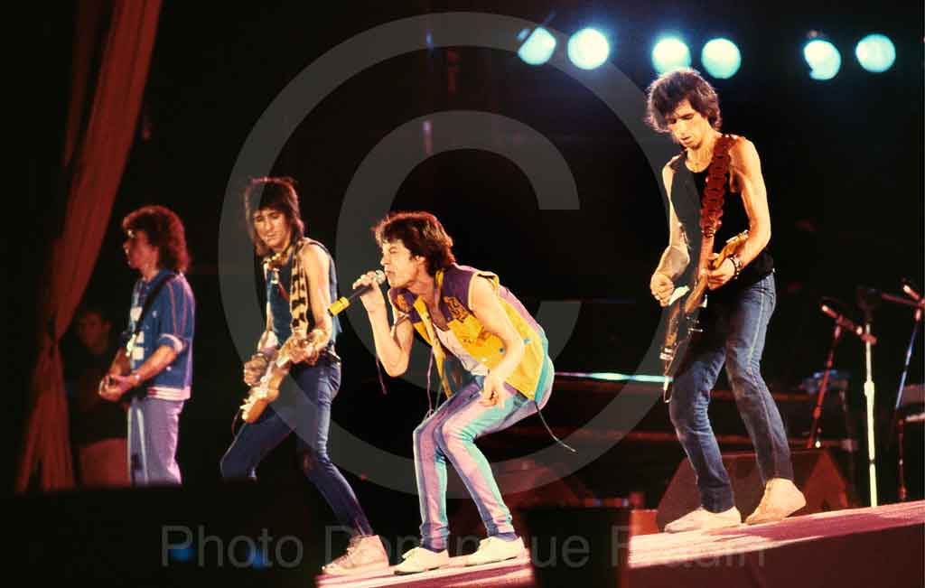 ROLLING STONES. Naples, 8 juillet 1982.