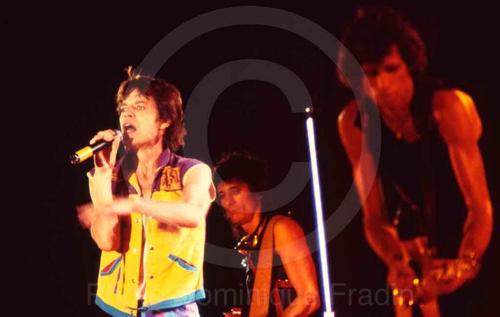 ROLLING STONES. Naples, 8 juillet 1982.