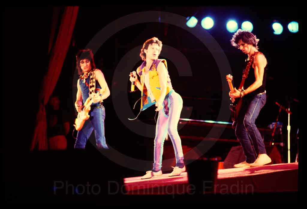ROLLING STONES. Naples, 8 juillet 1982.