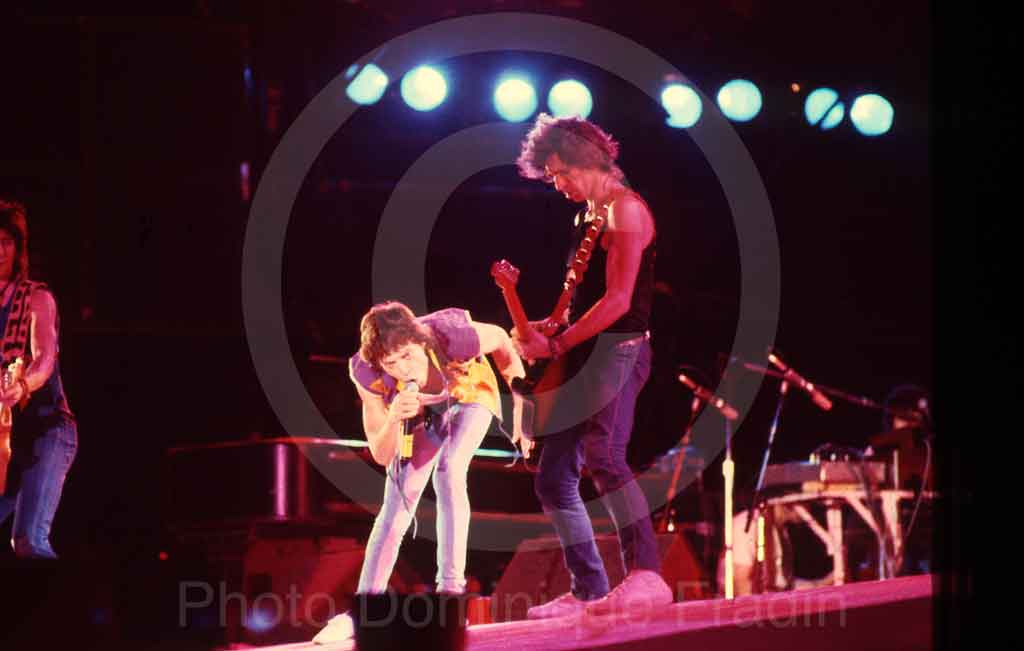 ROLLING STONES. Naples, 8 juillet 1982.