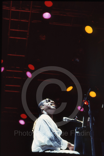 Stevie Wonder. Rome, 1982.